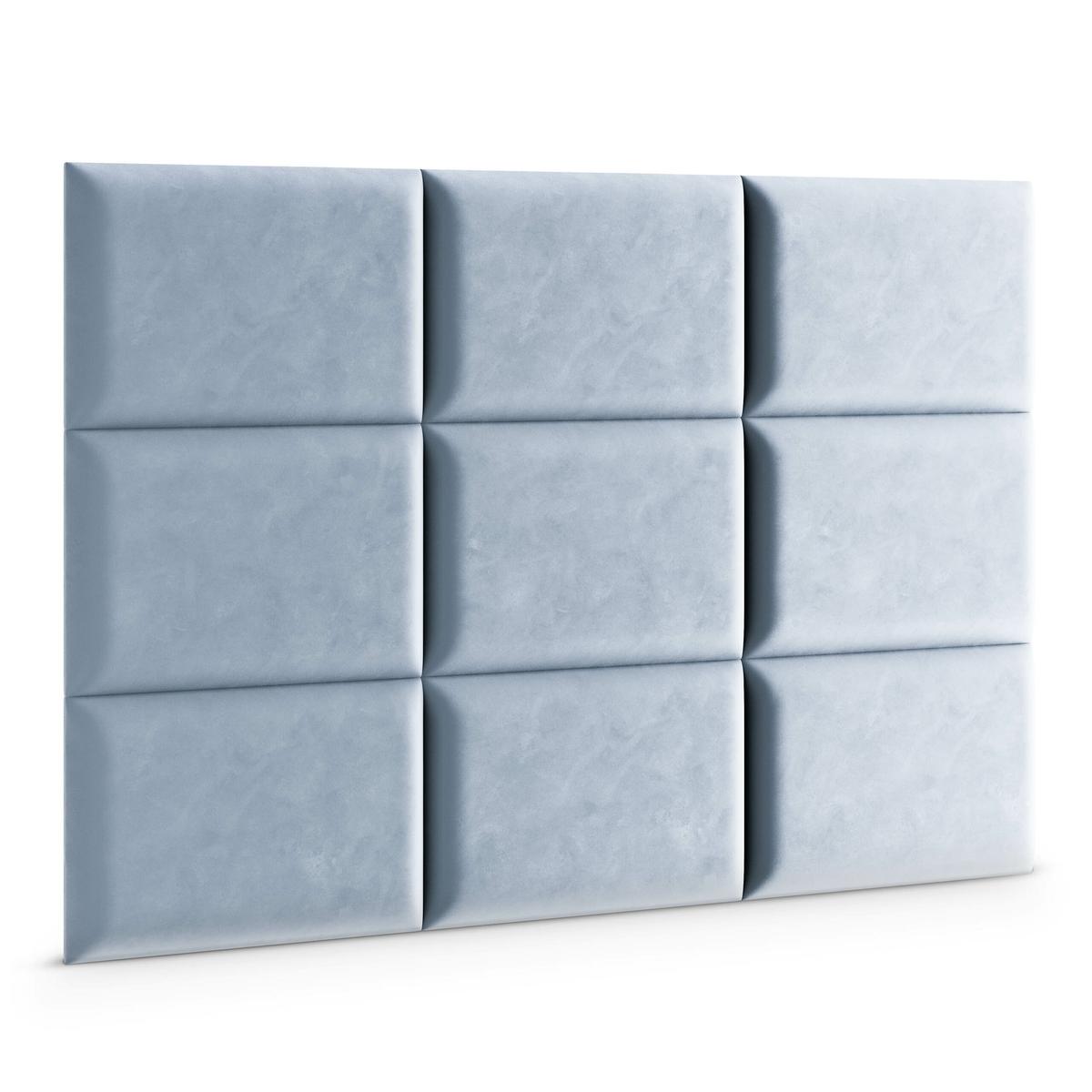 Panele tapicerowane 50x40 na ścianę magic velvet błękitny nr. 3