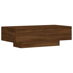 Stolik kawowy 100x49,5x31 cm brązowy dąb elegancki do salonu - Miniaturka zdjęcia nr 4