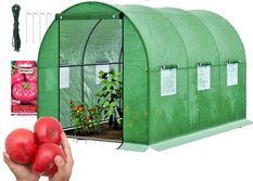 Tunel foliowy 300x200 cm szklarnia namiot ogrodowy 6M2 do ogrodu 