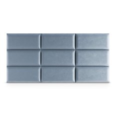 Panele tapicerowane 70x30 na ścianę magic velvet błękitny - Miniaturka zdjęcia nr 4