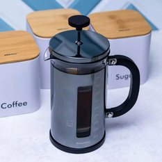 Szklany ZAPARZACZ TŁOKOWY Do HERBATY Ziół KAWY French Press 1000ml 1l 7704 - Miniaturka zdjęcia nr 3