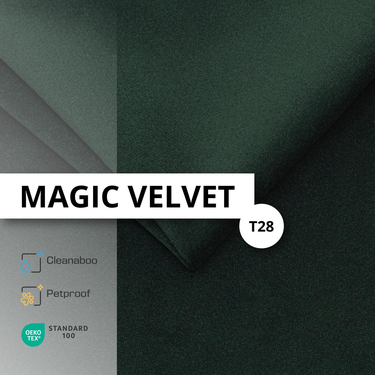 Łóżko Pojedyncze 90x200cm łóżko tapicerowane z pojemnikiem butelkowa zieleń do sypialni wezgłowie 88 cm nr. 13