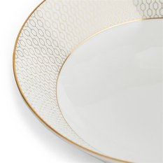 Talerz obiadowy głęboki 20 cm Gio Gold Wedgwood biały do jadalni - Miniaturka zdjęcia nr 7