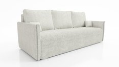 Kanapa Dalia 90x207x93 cm z funkcją spania do salonu rozkładana lambi kremowa - Miniaturka zdjęcia nr 1