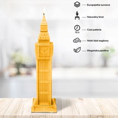 Świeca Big Ben Yellow - Miniaturka zdjęcia nr 2