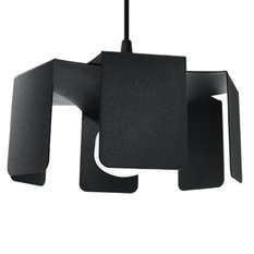 Lampa wisząca TULIP czarny 110x24x24cm nowoczesna E27 do salonu - Miniaturka zdjęcia nr 1