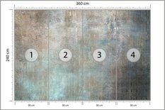 Fototapeta Do Salonu ABSTRAKCYJNY Wzór Mural Beton Glamour - Miniaturka zdjęcia nr 2