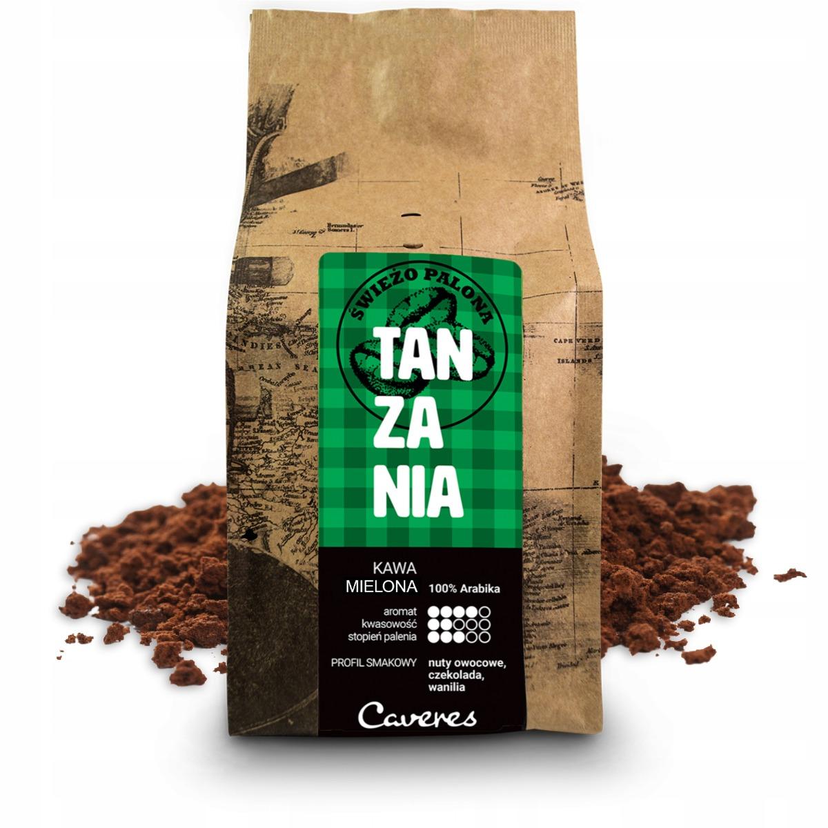 Caveres TANZANIA Kawa mielona 250G