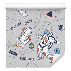 Tapeta Rakiety Kosmos ASTRONAUTA Planety Napisy  - Miniaturka zdjęcia nr 8