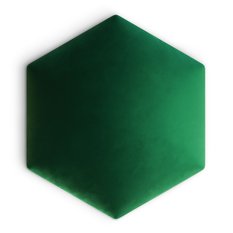 Panele tapicerowane 26x30 hexagon magic velvet butelkowa zieleń - Miniaturka zdjęcia nr 2