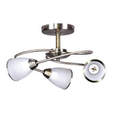 Lampa sufitowa K-JSL-6059/5 CHR PLATO II 52x22x52 cm do salonu lub pokoju chrom - Miniaturka zdjęcia nr 1