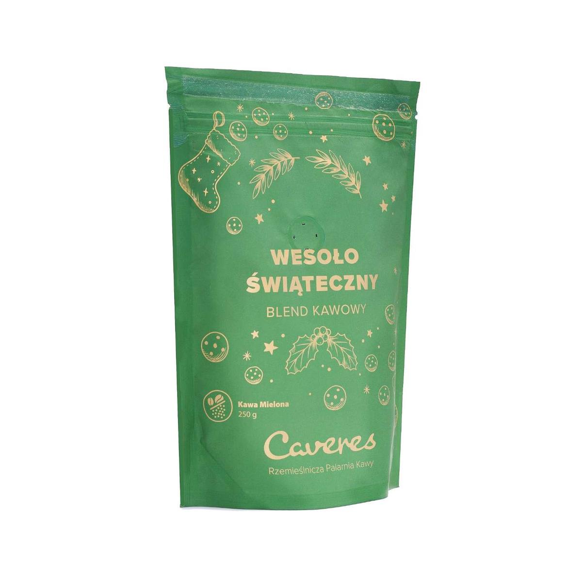 Kawa mielona Caveres świątęczny blend na boże narodzenie 250g