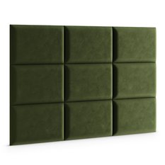 Panele tapicerowane 40x30 cm na ścianę magic velvet khaki  - Miniaturka zdjęcia nr 3