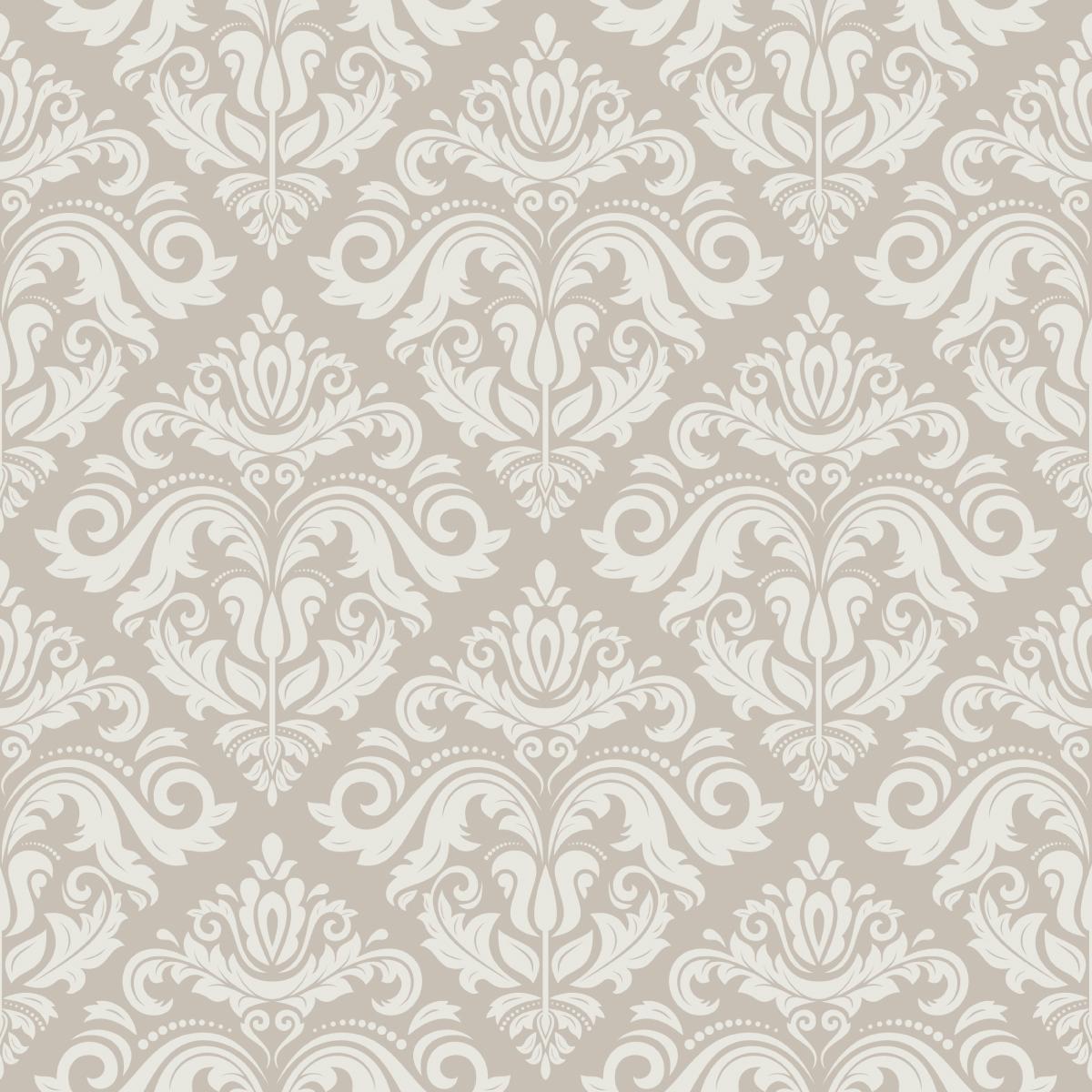 Tapeta Do Salonu Kwiatowe ORNAMENTY Wzory Glamour 53x1000  nr. 3