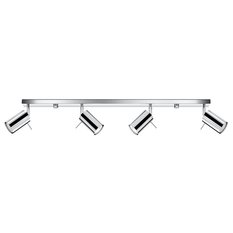 Plafon RING 4L chrom 16x6x80cm nowoczesna lampa GU10 do salonu 