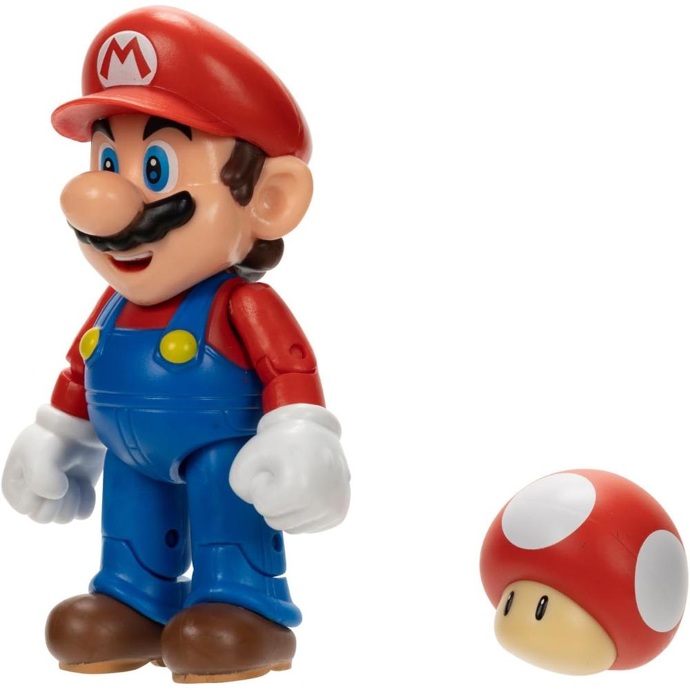 RUCHOMA FIGURKA MARIO + SUPER MUSHROOM SUPER MARIO JAKKS PACIFIC ORYGINALNA  nr. 4