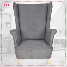 Relaksacyjne Miejsce - Fotel Uszak z Podnóżkiem - Miniaturka zdjęcia nr 3