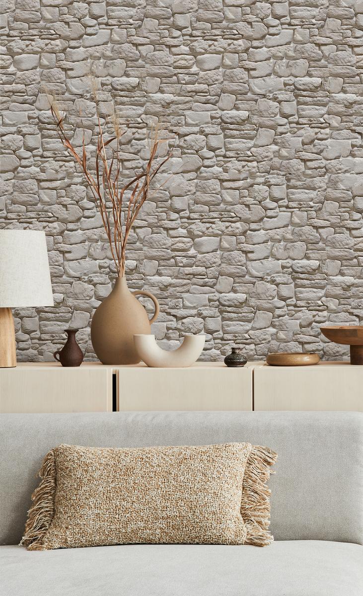 Tapeta Ścienna KAMIENNA Ściana Mur Cegła Efekt 3D  nr. 7