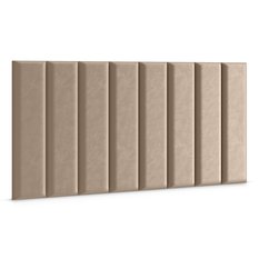 Panele tapicerowane  80x20 cm na ścianę prostokąt beżowy - Miniaturka zdjęcia nr 3