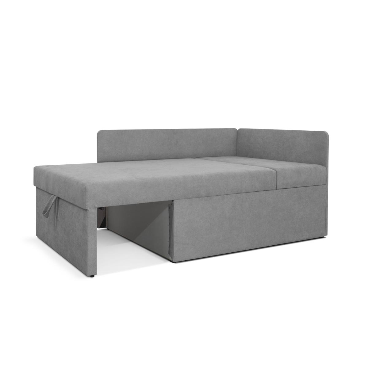 Sofa rozkładana dziecięca Viluś 108x81x78 cm narożnik jednoosobowy do pokoju z funkcją spania i przechowywania dla dzieci szary nr. 16