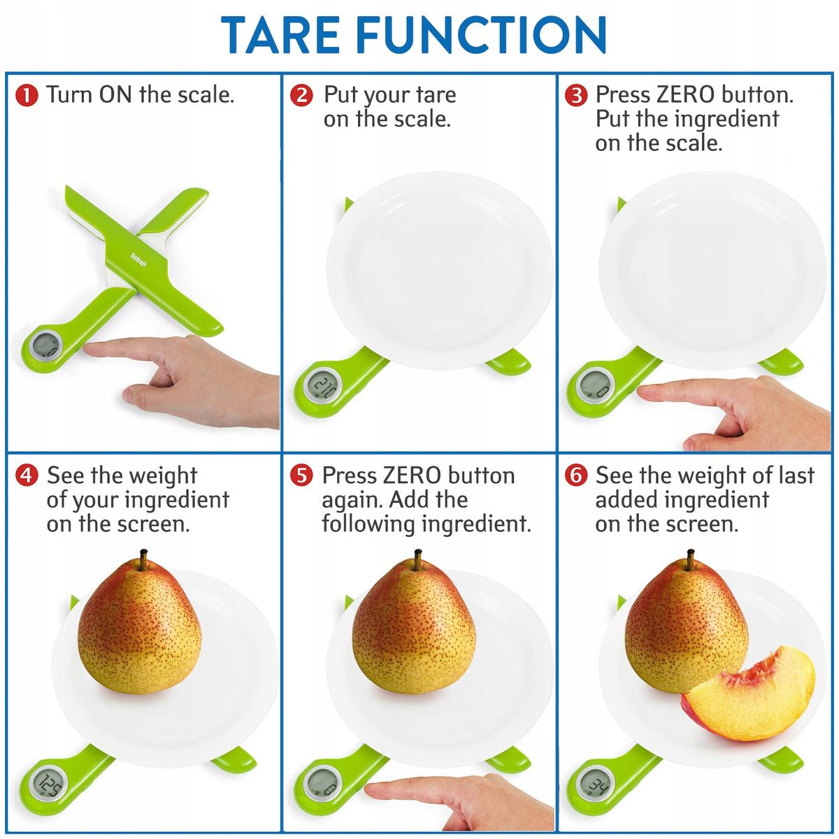 Tatkraft Compact kompaktowa cyfrowa waga kuchenna nr. 7