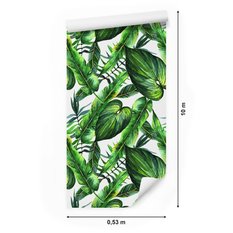 Tapeta Do Salonu LIŚCIE Tropikalne Natura Malunek  - Miniaturka zdjęcia nr 2