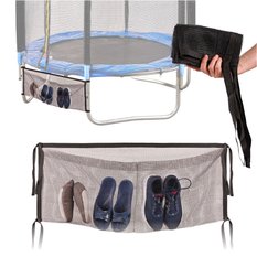 Torba siatka dolna do trampoliny organizer na buty klucze telefonersalna 110cm - Miniaturka zdjęcia nr 4