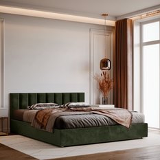 Panele tapicerowane 80x20 na ścianę prostokąt khaki - Miniaturka zdjęcia nr 6
