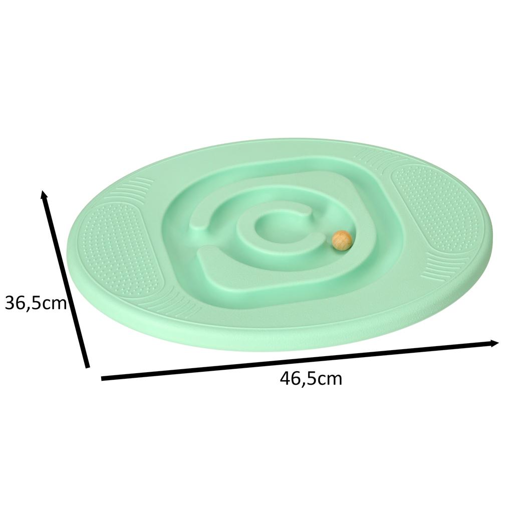 Równoważnia do balansowania 46,5 cm deska z labiryntem dla dzieci miętowa nr. 5