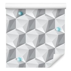 Tapeta Do Biura GEOMETRYCZNY Wzór Kule Efekt 3D  - Miniaturka zdjęcia nr 8
