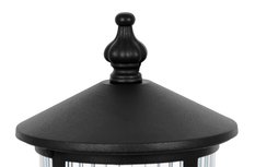 Lampa ogrodowa stojąca K-8222 MIAMI 18x110x18 cm do ogrodu czarny - Miniaturka zdjęcia nr 3