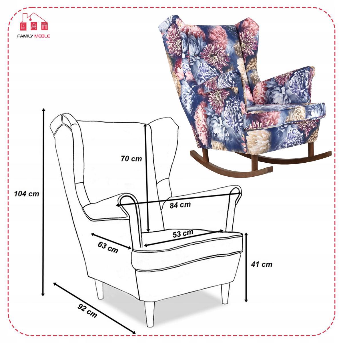Fotel uszak bujany Ari Print Family Meble nr. 7