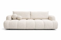 Kanapa rozkładana trzyosobowa Mediolan 250x112x90 cm LOOP 01 sofa z funkcją spania ivory - Miniaturka zdjęcia nr 9