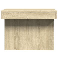 Stolik kawowy 80x55x40 cm dąb sonoma elegancki do salonu - Miniaturka zdjęcia nr 6