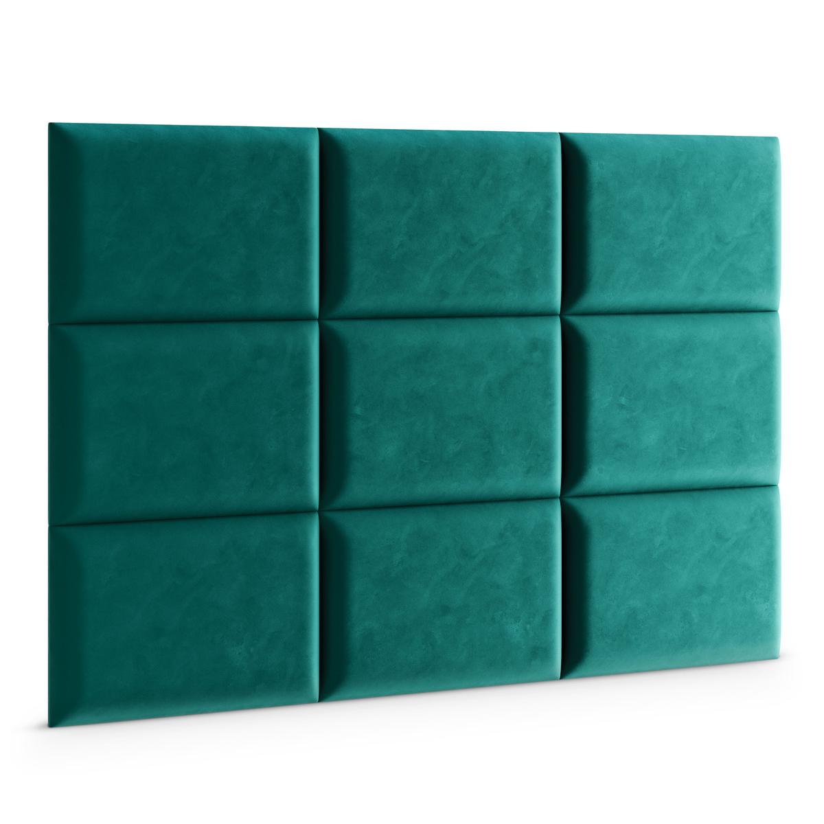  Panele tapicerowane 60x40 cm na ścianę magic velvet turkusowy  nr. 3