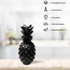 Świeca Pineapple Black Metallic Big - Miniaturka zdjęcia nr 3