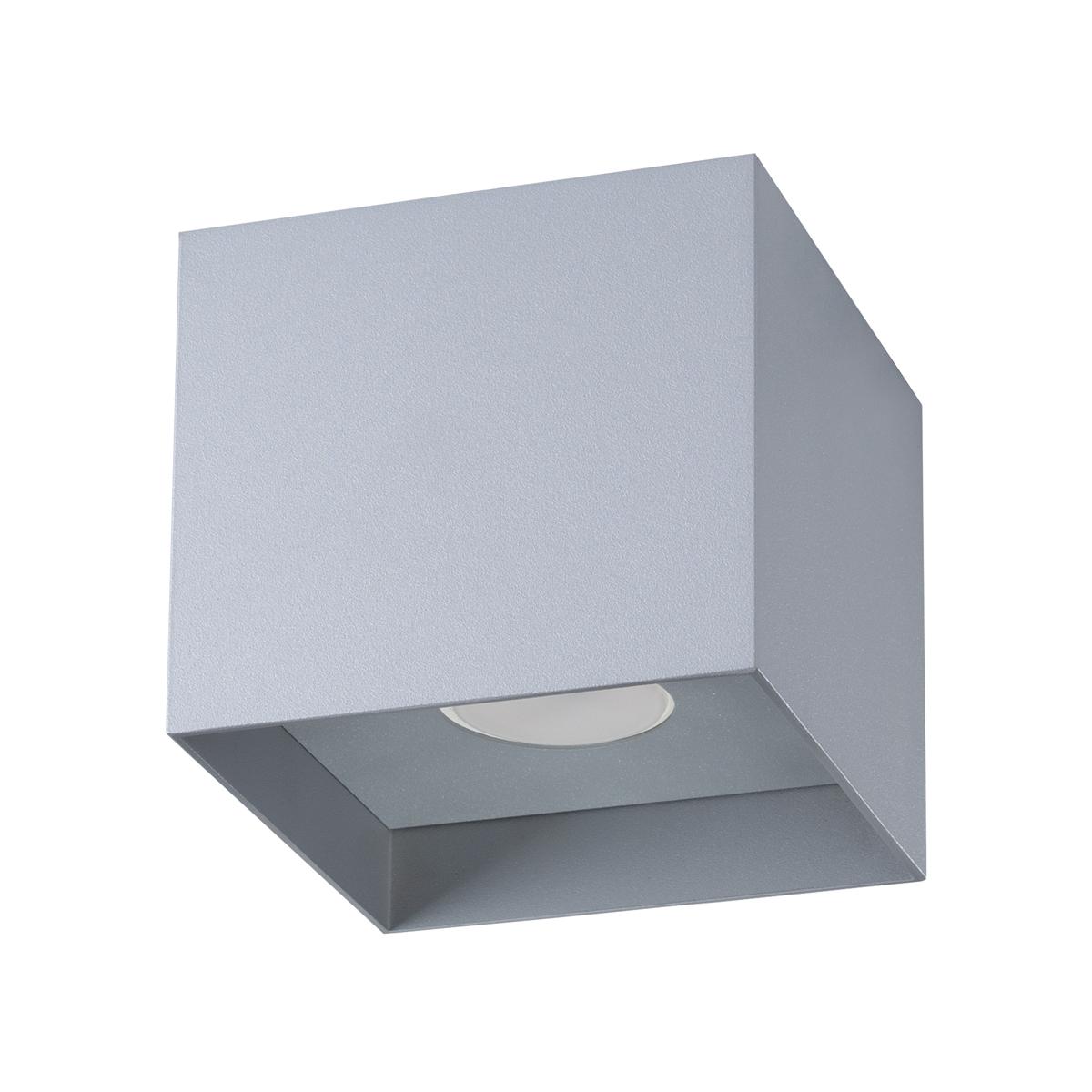 Plafon HATI 10x10x10 cm nowoczesna lampa sufitowa loft szary kwadrat GU10 nr. 1