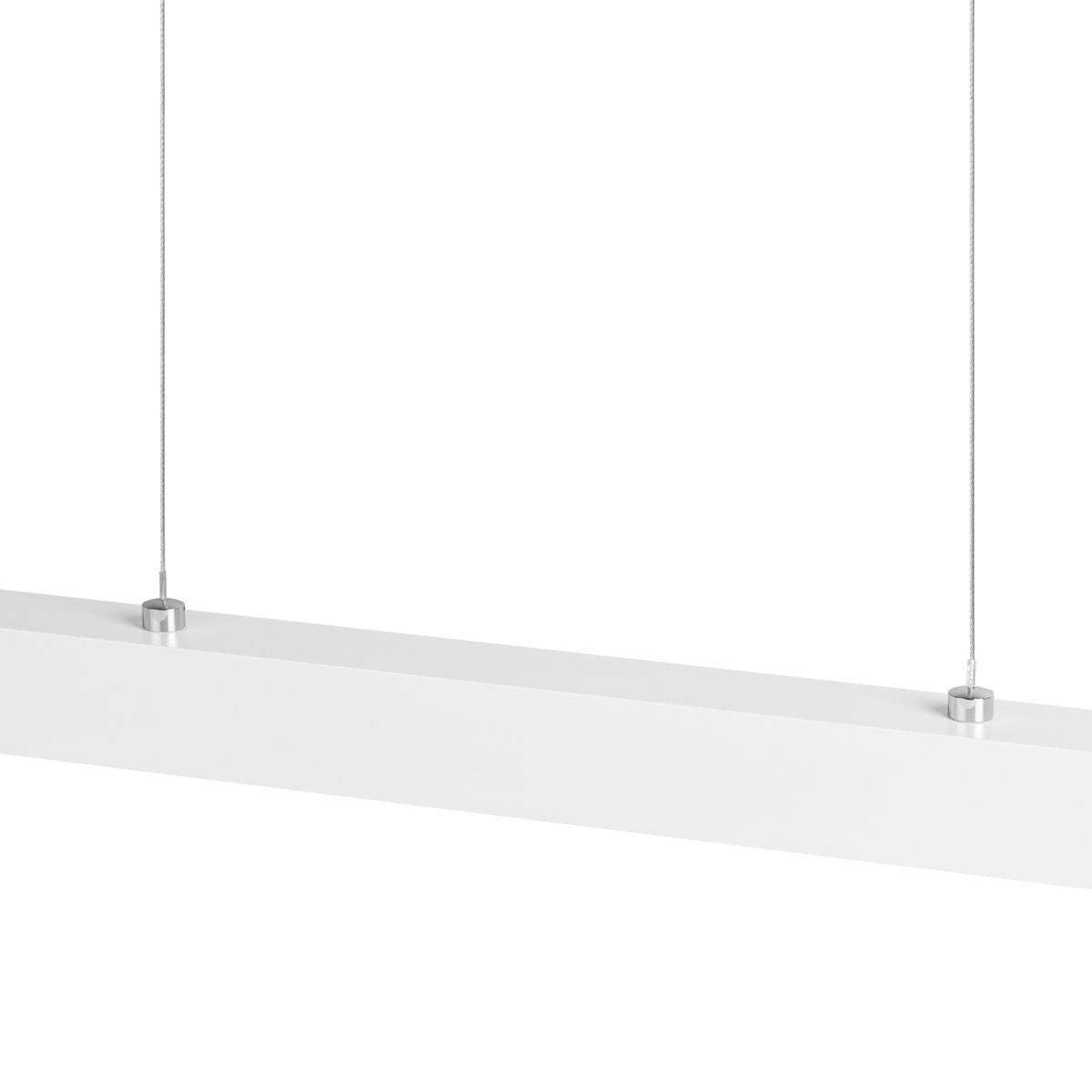 Lampa wisząca 116x6x150 cm LED z metalu wymienny LED biała 2900K do salonu nr. 3