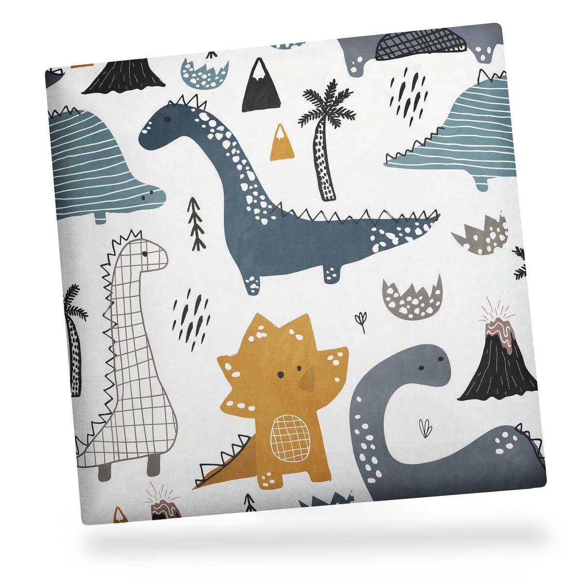 Panele tapicerowane 30x30 cm dinozaury z nadrukiem dla dzieci na ścianę  nr. 3