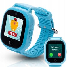 Zegarek  Locon Watch Lite smartwatch opaska GPS dla dzieci z aparatem niebieski - Miniaturka zdjęcia nr 1