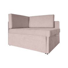 Narożnik Viluś 108x81x78 cm do pokoju salonu z funkcją spania i przechowywania dla dzieci różowy obrazek