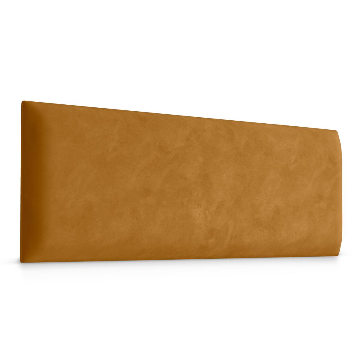 Panele tapicerowane 90x30 cm na ścianę prostokąt żółty