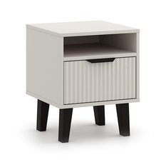 Szafka nocna Scandi 48x40x39 cm do sypialni slim kaszmir beż - Miniaturka zdjęcia nr 1