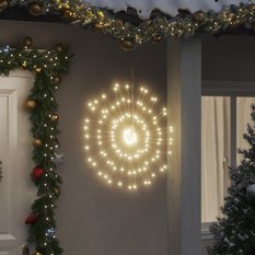 Ozdoby świąteczne ze 140 lampkami LED, 4 szt, ciepła biel, 17cm - Miniaturka zdjęcia nr 3