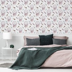 Tapeta modne ŁAPACZE SNÓW w stylu boho do sypialni - Miniaturka zdjęcia nr 3