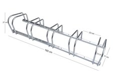 Stojak na rower 5 stanowisk Heckermann RC-2832D - Miniaturka zdjęcia nr 7