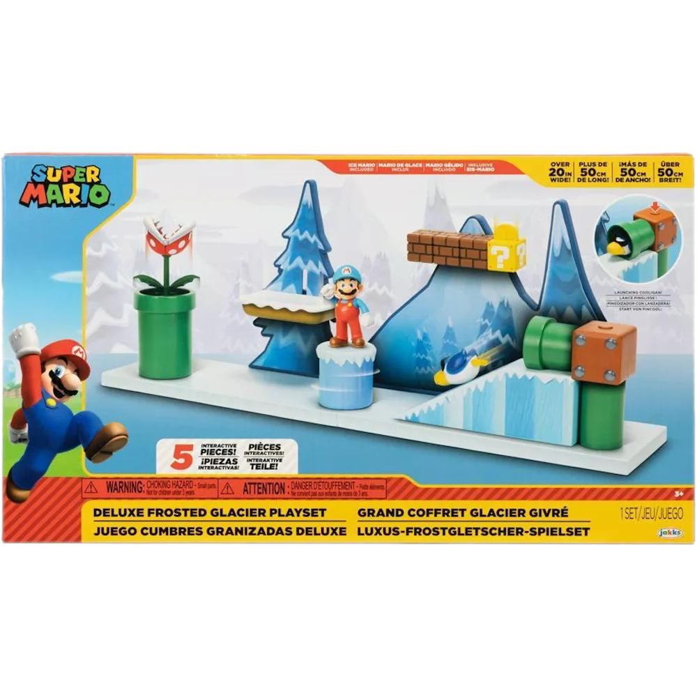 SUPER MARIO JAKKS PACIFIC ZESTAW DELUXE FROSTED GLACIER PLAYSET + ICE MARIO nr. 2