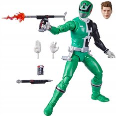 Figurka POWER RANGERS zielony ranger S.P.D hasbro dla dziecka - Miniaturka zdjęcia nr 3