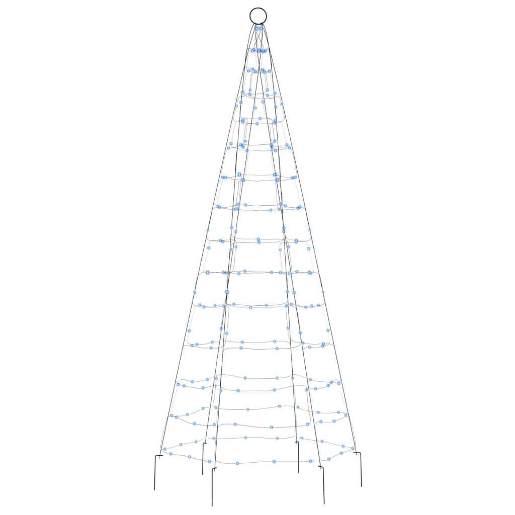  Choinka z lampek, na maszt, 200 niebieskich LED, 180 cm nr. 4