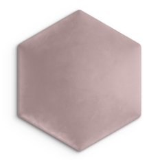 Panele tapicerowane 26x30 cm na ścianę hexagon różowy - Miniaturka zdjęcia nr 2